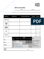 Post Event Analysis Template