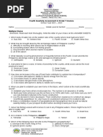 4thSummativeTestSCIENCE 7 RABADON