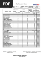 Grading Sheets Template 3