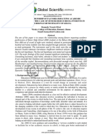 Inter Relationship of Factors Impacting Academic Performance The Case of Senior High School Students at The Bekwai Municipality of Ghana