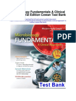 Microbiology Fundamentals A Clinical Approach 1st Edition Cowan Test Bank