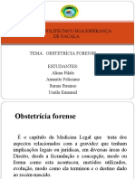 Trabalho de M.L - Obstetrícia Forense