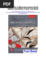 Principles of Macroeconomics Brief Edition 3rd Edition Frank Test Bank