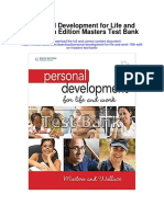 Personal Development For Life and Work 10th Edition Masters Test Bank