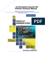 Principles of Information Security 6th Edition Whitman Solutions Manual