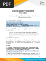 Guía de Actividades y Rúbrica de Evaluación - Unidad 1 - Fase 2 - Referente Histórico y Ejercicios Preliminares