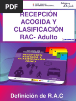 Recepción Acogida Y Clasificación RAC-Adulto