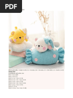 Candy Sleepy Bear Pattern