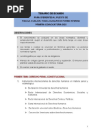 Temario de Examen Fiscal Auxiliar 2023