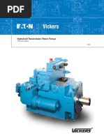 Eaton Hydrokraft Transmission Closed Loop TVW Series Piston Pump Technical Catalog V Pupi tm002 e en Us