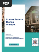 Control de Lectura Blanca Olmedo