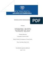 Entrega #2 Métodos de Investigación en Ciencias Sociales