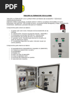 Tablero Alternador Con Alarma