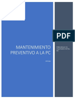 Mantenimiento Preventivo