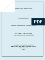 Glosario Fundamentos de La Administración