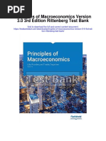 Principles of Macroeconomics Version 3 0 3rd Edition Rittenberg Test Bank