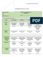 Rúbrica de Producto Académico Final