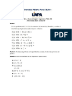 Actividades de La Unidad IV