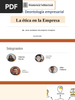 La Etica en La Empresa-Trabajo de Investigacion