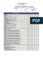 Le D' Alembert: Informe de Progreso Del Aprendizaje Del Estudiante