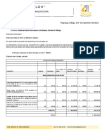 Cotizacion Muro de Contencion