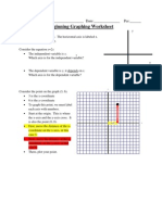 Beginning Graphing Worksheet: Name: - Date: - Per