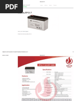 Datasheet Solid Power 7ah