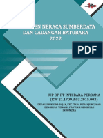 Dokumen Lengkap Laporan Neraca Sumberdaya Cadangan Batubara IBP