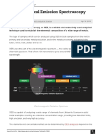 What Is Optical Emission Spectroscopy (OES)