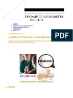 Laporan Pendahuluan Diabetes Melitus