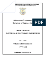 IV Year Syllabus-2023-24