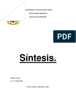 Síntesis