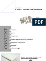 Development of PBAT Based Bio Filler Masterbatch: A Scientific Research Proposal On