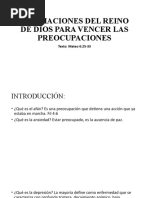 Afirmaciones Del Reino de Dios para Vencer Las