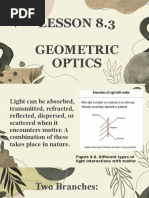 Geometric Optics