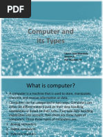 Computer and Its Types