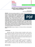 A Intertextualidade Bíblica e As Alegorias Religiosas Presentes Na Obra Literária de C.S. Lewis