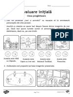 Evaluarea Initiala CLR PREGATITOARE