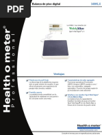 5 Bascula Digital de Piso (HEALTH O METER® 349 KLX)