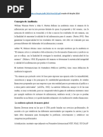 Concepto de Auditoria MARCO TEORICO