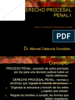 Derecho Procesal Penal I