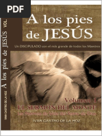 CASTRO, de La Hoz Iván. A Los Pies de Jesús Vol 1. El Sermón Del Monte