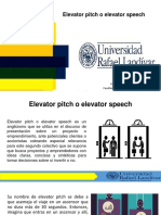 Elevator Pitch o Elevator Speech