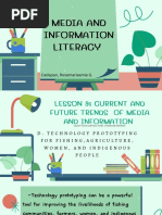 Lesson 9 Current and Future Trends of Media and Information