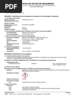 Ficha de Datos de Seguridad: SECCIÓN 1. Identificación de La Sustancia o La Mezcla y de La Sociedad o La Empresa