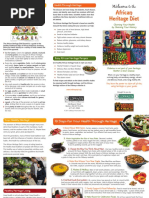 African Heritage Diet Brochure