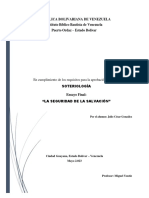 Ensayo Final La Seguridad de La Salvacion