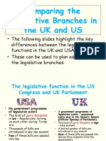 Comparing The Legislative Branches in The UK USA