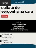 Sulfato de Vergonha Na Cara