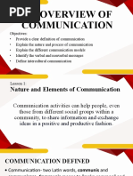 Orall Communication